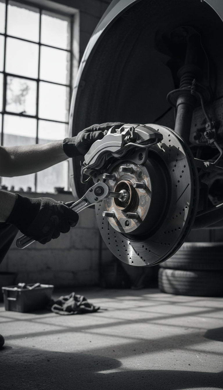 Brake Caliper in use