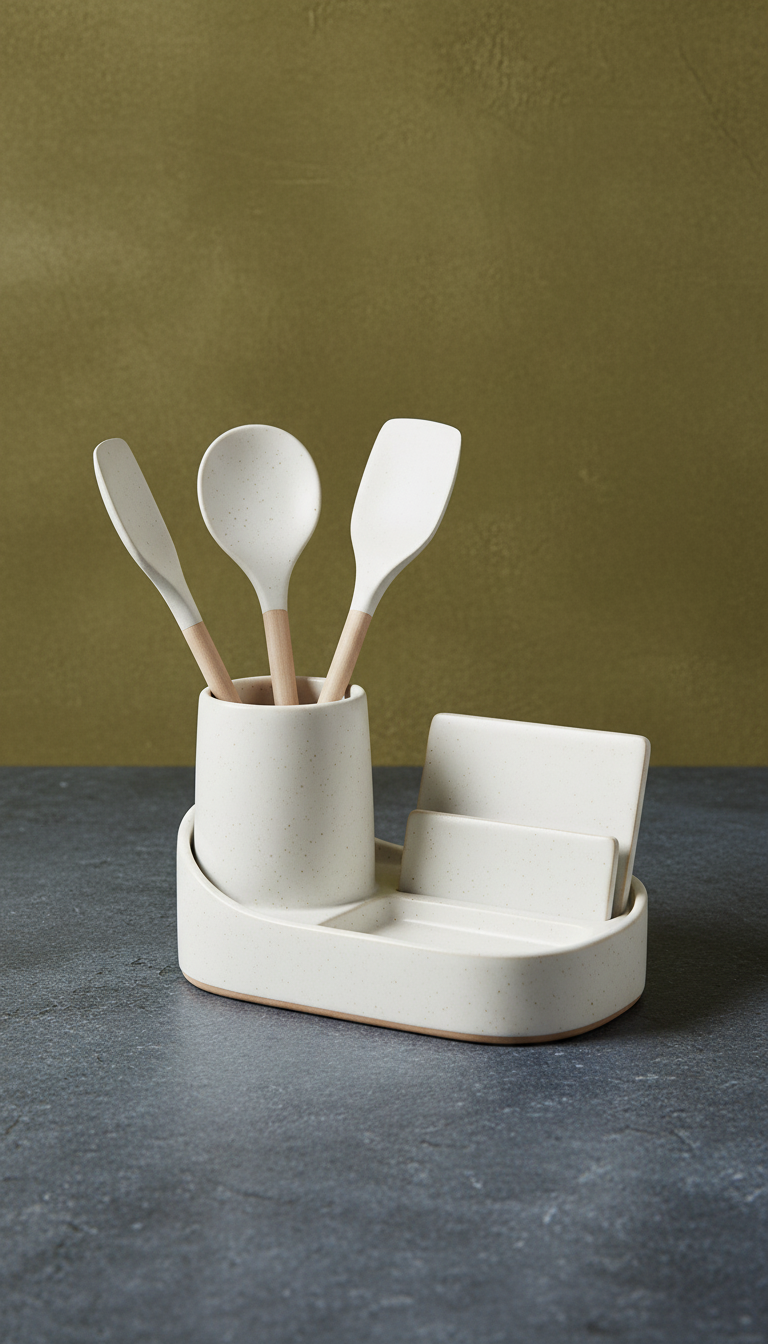 Ceramic Kitchen Organizer in a new setting
