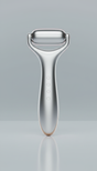 Light & Science microcurrent facial roller, Three-quarter angle as default — showcases both front-facing technology details...